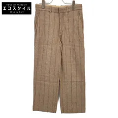 AURALEE　オーラリー　A9SP03LW ベージュストライプ LINEN WOOL SILK SHARK SKIN SLACKS　3のサムネイル