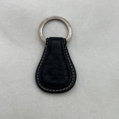 ▽COACH コーチ ティアドロップ型キーホルダー シグネチャー 11068