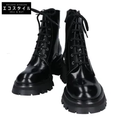 Alexander McQueen　アレキサンダーマックイーン　【新品同様】3NX 213 666369 チャンキー レースアップブーツ　39のサムネイル