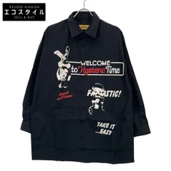 HYSTERIC GLAMOUR　ヒステリックグラマー　01213AH06 ブラック WELCOME TO HYS TIME オーバーサイズシャツ　Fのサムネイル