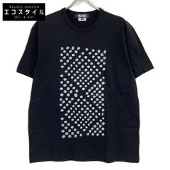 25aw ブラックコムデギャルソン プリントボーダーカットソー 長袖T