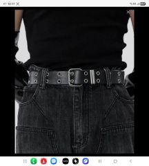 CS STUDS LEATHER BELT ブラックレザー - メルカリ