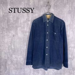old stussy 90s デニムシャツ オールドステューシー oz製 - メルカリ