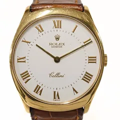 ROLEX　4133　CELLINI　Hand-Winding ロレックス チェリーニ 手巻き メンズ 腕時計 ヴィンテージ K18YGのサムネイル