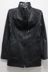 KIRCILAR クルジュラル 本革 リバーシブル レザージャケット コート トルコ製 サイズＭ グレー系 チェック柄 5-N135/1/060のサムネイル