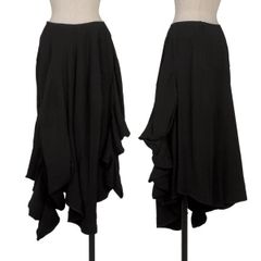 comme des garcons ラップスカート フリルデザイン - メルカリ