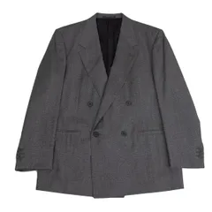 ジャンニヴェルサーチ クチュールGIANNI VERSACE COUTURE ウールダブルジャケット グレーXL位のサムネイル