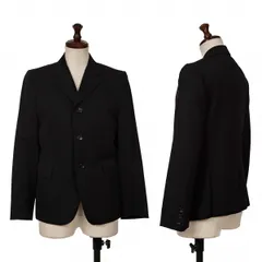 ジュンヤワタナベ コムデギャルソンJUNYA WATANABE COMME des GARCONS ウールギャバ3Bジャケット 黒SSのサムネイル