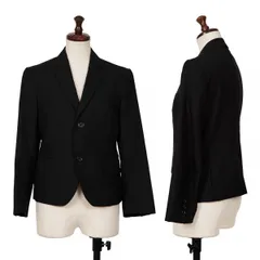 ジュンヤワタナベ コムデギャルソンJUNYA WATANABE COMME des GARCONS ウール2Bジャケット 黒XSのサムネイル
