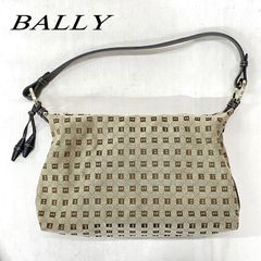 BALLY トートバッグ モノグラム柄 ベージュブラウン系 - メルカリ