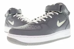 ナイキ NIKE AIR FORCE 1 MID QS NYC COOL GREY 28cm DH5622-001 エア フォース 1 ミッド ニューヨーク グレー 【ブランド古着ベクトル】【中古】　▲■260206