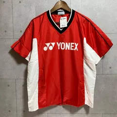 YONEX ヨネックス 半袖 ウインドブレーカー Tシャツ ショートスリーブ カットソー トップス M レッド 赤 テニス バドミントン スポーツ ウェア メンズ SU-22-3