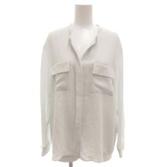 セオリー Theory PRIME GGT TIE BLOUSE シャツ ブラウス 前開き S