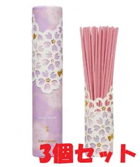 【3個セット】日本香堂(Nippon Kodo) セントスケープ春 サクラモヨウ スティック40本入×３個のサムネイル