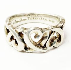 ティファニー Tiffany&Co リフルハート リング スターリング 925 