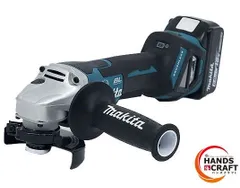 ☆makita マキタ 100mm充電式ディスクグラインダー GA418DRGX フルセット（18V6.0Ah×2） 充電器 ケース付 パドルスイッチ　未使用 純正品のサムネイル