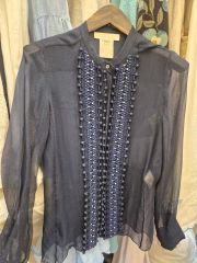 Chloé ベージュ バルーンスリーブシャツ 40 - メルカリ