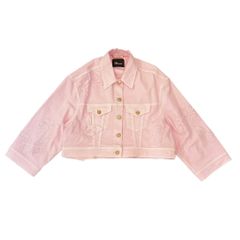 美品✨45R リネンの908空比古比女ジャン リネントラッカージャケット