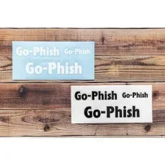 Go-Phish ゴーフィッシュ 3サイズ ロゴカッティングステッカー #1 ホワイトのサムネイル