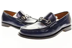 ディオール Dior LOAFER NAVY 41 3LO113ZGH ビット ローファー イタリア製 ネイビー 【ブランド古着ベクトル】【中古】☆AA★●▲■260218のサムネイル
