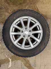 ママ様205/60R16 PCD114.3 スタッドレスタイヤホイール4本セット 