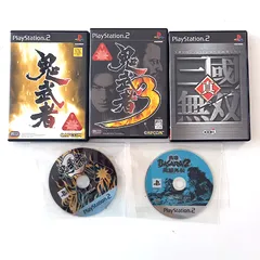 【PS2】ゲームソフト 5本セット　鬼武者 1・2・3 / 真・三國無双 / 戦国BASARA2 英雄外伝　まとめ売り　#m00407