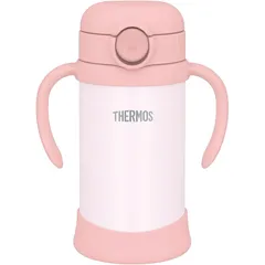 【新品】 サーモス まほうびんのベビーストローマグ 飲み口とパッキンが一体 350ml ピーチ 保冷専用 FJT-350 PCH