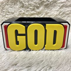 GODロゴ入りプラスチック製アイテムゴット ドル箱 小物入れ スロット 