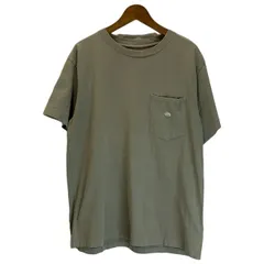 【中古】　THE NORTH FACE　Tシャツ　半袖　トップス　クルーネック　無地　ポケT　胸ポケット　ワンポイント　刺しゅう　アウトドア　古着　/1150