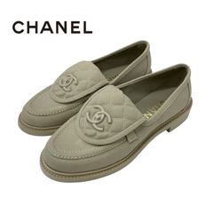 CHANEL ターンロック ローファー オフホワイト38 - メルカリ