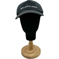 バレンシアガ BALENCIAGA ロゴ刺繡ベースボールキャップ 452245 ブラック コットン メンズ その他ファッション雑貨のサムネイル