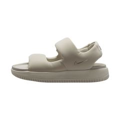 Nike Women's Calm Platform Strap Sandals with Velcro Fasteners - Sporty, Stylish, Casual, and Casual Wear for Women. (FJ6043-002)