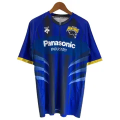【中古】　DESCENTE　サッカーシャツ　ユニフォーム　半袖　トップス　パナソニックパンサーズ　プリント　古着　/1191のサムネイル