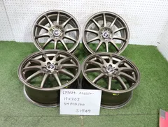 1(S1749)レアマイスター ストレンジャー/ 17×7.0J/ 5H PCD100☆のサムネイル