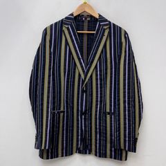 LARDINI ラルディーニ テーラードジャケット ストライプ コットン