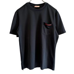 MIUMIU ミュウミュウ ジップフロントクロップドシャツ 半袖 ライン 