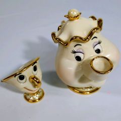 ♥【希少】ヴィンテージ GDR製 金彩コンポート皿（3分割）Royal China