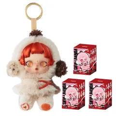 新品 【POP MART 公式ストア】SKULLPANDA Winter Symphony シリーズ ぬいぐるみペンダント 【アソートボックス 6ピース】 skullpanda スカルパンダ すかるぱんだ ポップマート ブラインドボックス フィギュア おもちゃ