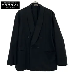 AURALEE　オーラリー　A21AJ01CW SUPER FINE WOOL COTTON TWILL ショールカラー ダブルジャケット　4のサムネイル
