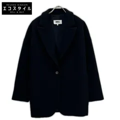 MM6　エムエムシックス　S52AM0037 ブラック ウール 1B ピークドラペル ジャケット　42のサムネイル