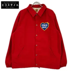 HUMAN MADE　ヒューマンメイド　レッド ロゴ コーチジャケット　XLのサムネイル