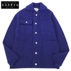 TOMORROWLAND　トゥモローランド　TOMORROWLAND tricot ハイランドウール ニットブルゾン トップス メンズ ネイビー M 63024502024 24AW　Mのサムネイル