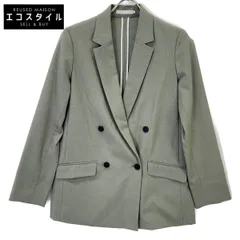ICB　アイシービー　モスグレー 接触冷感・UVケア・撥水・洗える LooseWeave ダブルブレストジャケット パンツ セット　4のサムネイル