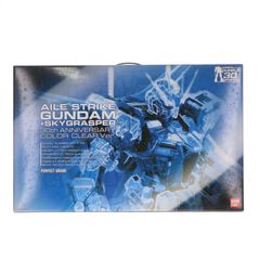 PG 1/60 GAT-X105 에일 스트라이크 건담 + FX-550 스카이 글래스퍼 30주년 기념 컬러 클리어 Ver. 기동전사 건담 SEED(시드) 프라모델(0163112) 반다이