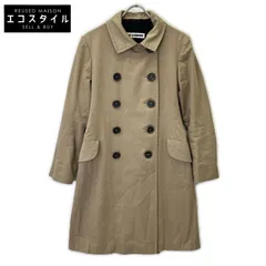 JIL SANDER　ジルサンダー　ベージュ コットン ダブルブレスト トレンチコート　36のサムネイル