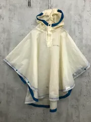 mont-bell モンベル 1128286 トレッキング レインポンチョ size95-125/ホワイト ■■ キッズ