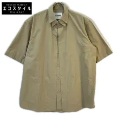 JIL SANDER　ジルサンダー　J21DL0171 J45248 ベージュ ダブルレイヤーコットンポプリンシャツ　38のサムネイル