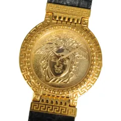 VERSACE ヴェルサーチ メデューサ GP ゴールド クォーツ メンズ 腕時計 正規品 / C813のサムネイル