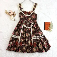 BABY THE STAR SHINE BRIGHT ジャンパースカート ゴスロリ レース 花柄 総柄 レディースのサムネイル