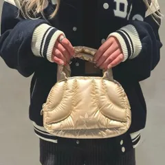 国内完売　 adidas アディダス　ミニ ボーリングバッグ メタリックゴールド